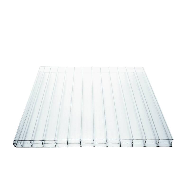 Bison Ultra 23 Polycarbonat Doppelstegplatten 16mm Eco Klar Farblos