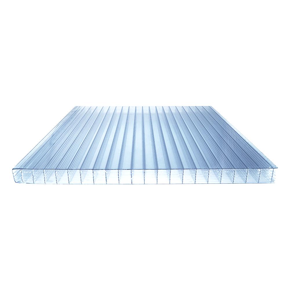 Bison Ultra 3 Polycarbonat Doppelstegplatten 16mm 7-Fach Struktur klar/farblos