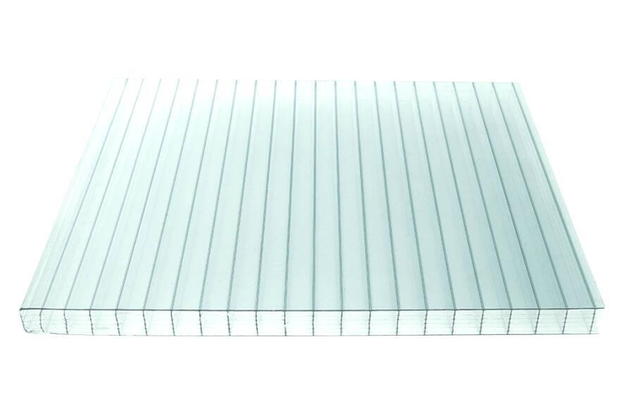 Bison Ultra 3 Polycarbonat Doppelstegplatten 16mm 7-Fach Struktur klar/farblos